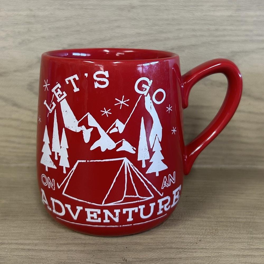 Threshold "Let's Go On An Adventure" Large Stoneware Mug